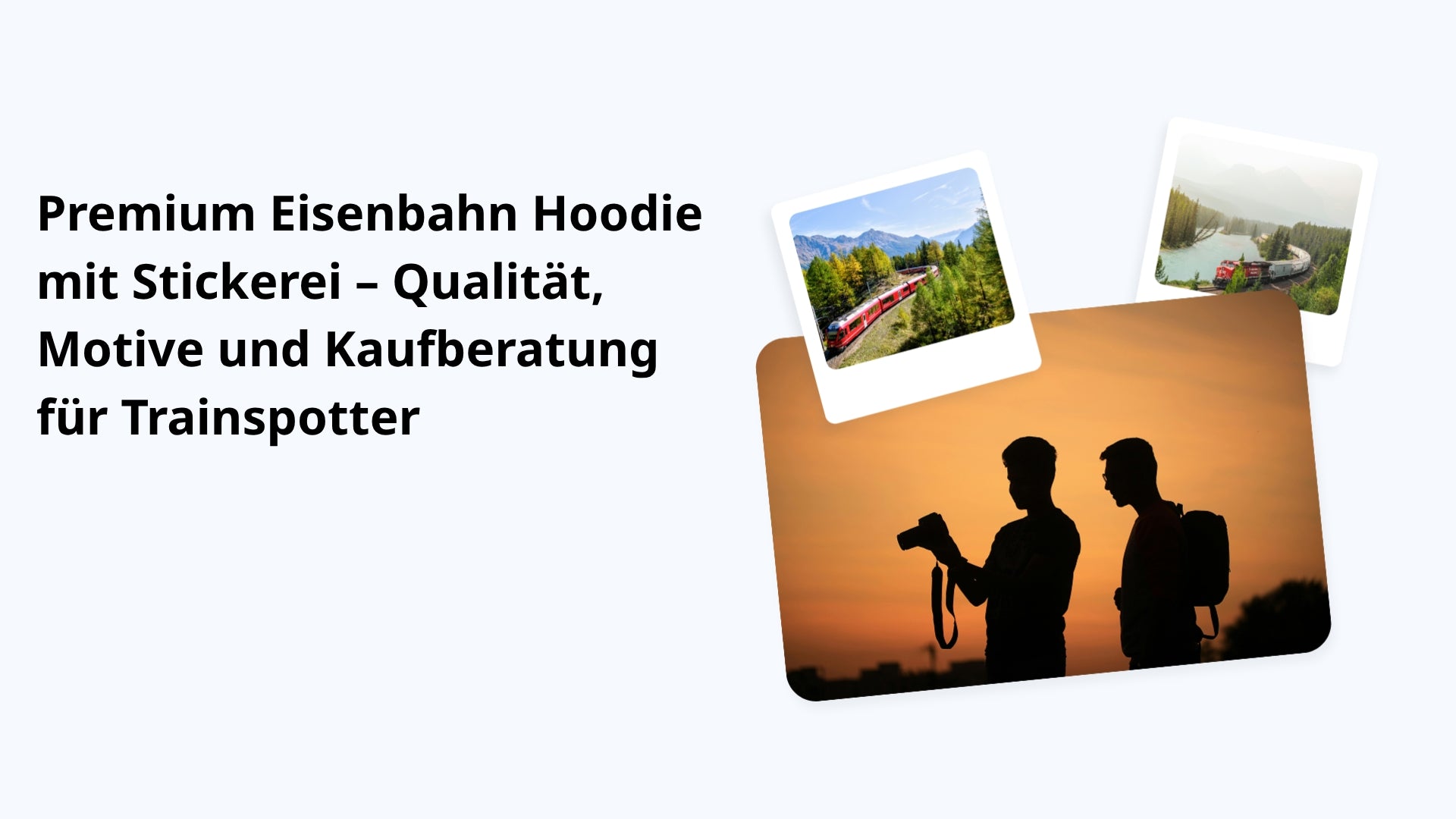 Premium Eisenbahn Hoodie mit Stickerei – Qualität, Motive und Kaufberatung für Trainspotter