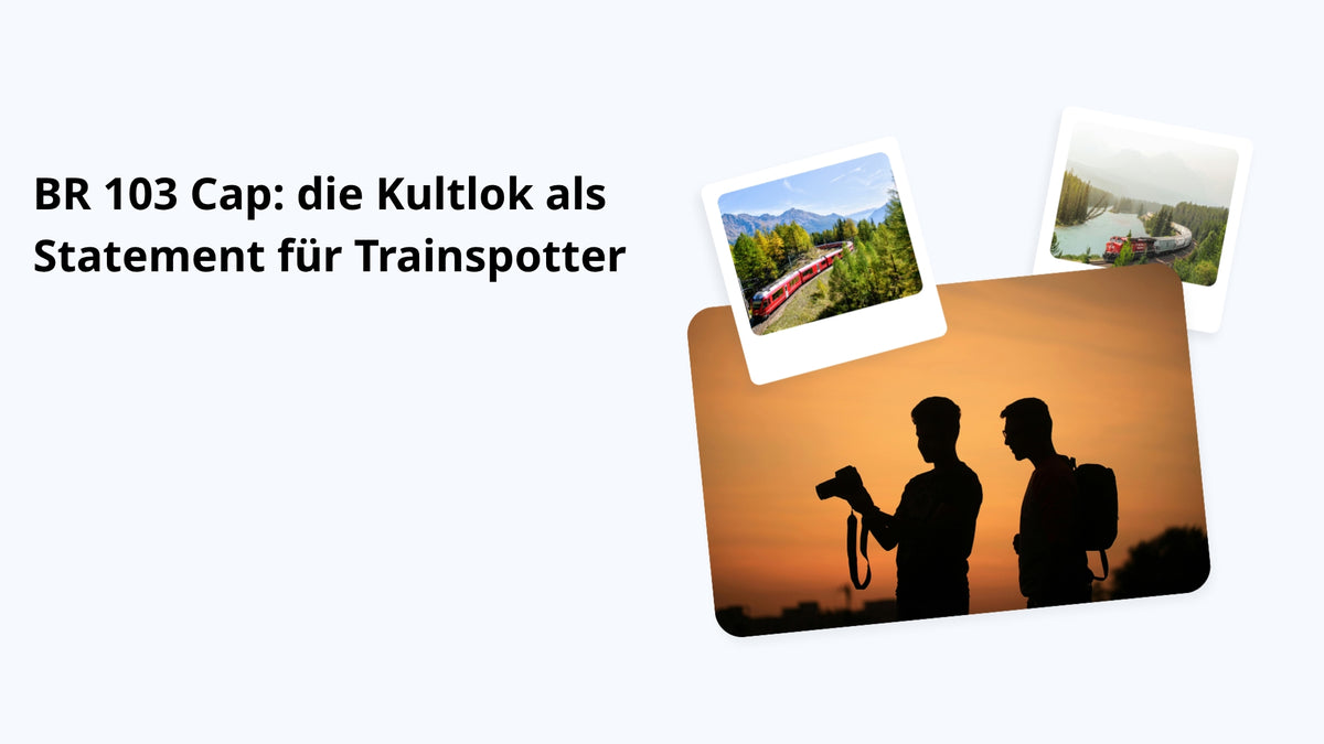 BR 103 Cap: die Kultlok als Statement für Trainspotter