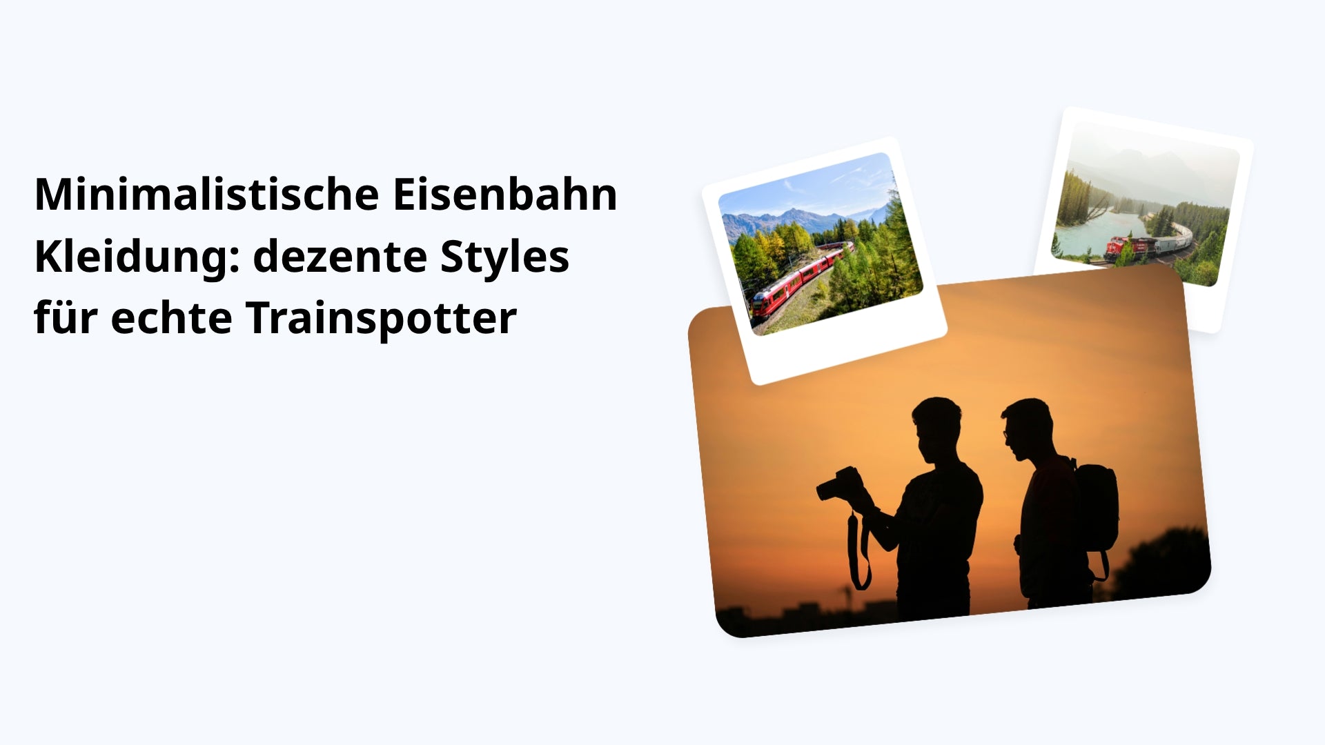 Minimalistische Eisenbahn Kleidung: dezente Styles für echte Trainspotter
