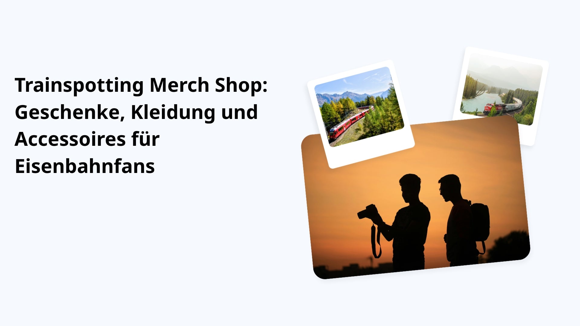 Trainspotting Merch Shop: Geschenke, Kleidung und Accessoires für Eisenbahnfans