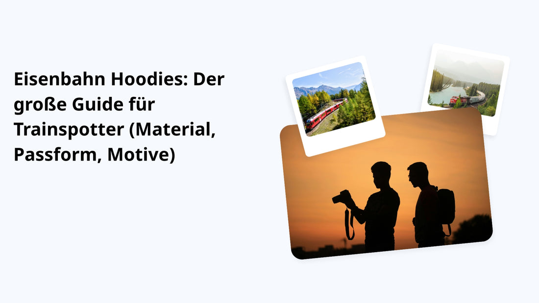 Eisenbahn Hoodies: Der große Guide für Trainspotter (Material, Passform, Motive)