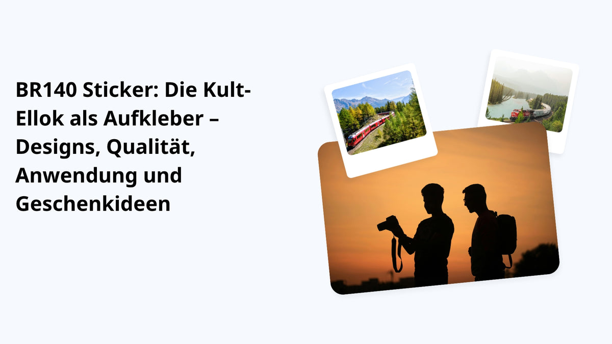 BR140 Sticker: Die Kult-Ellok als Aufkleber – Designs, Qualität, Anwendung und Geschenkideen