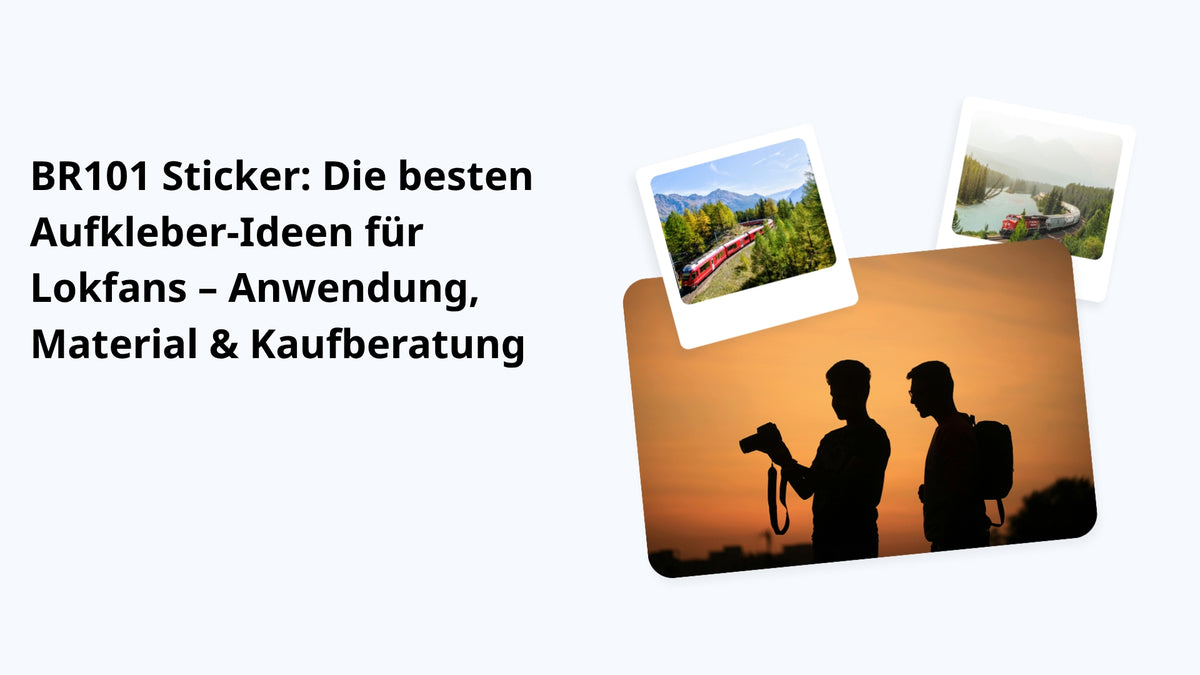 BR101 Sticker: Die besten Aufkleber-Ideen für Lokfans – Anwendung, Material & Kaufberatung