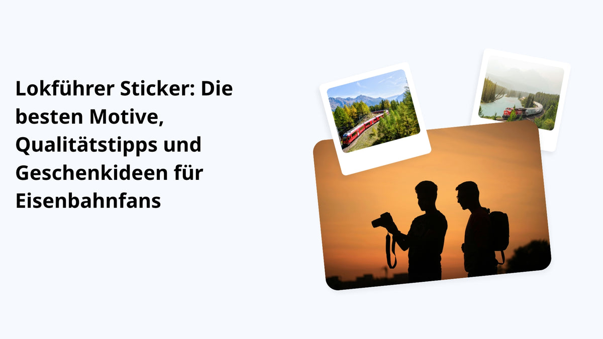 Lokführer Sticker: Die besten Motive, Qualitätstipps und Geschenkideen für Eisenbahnfans