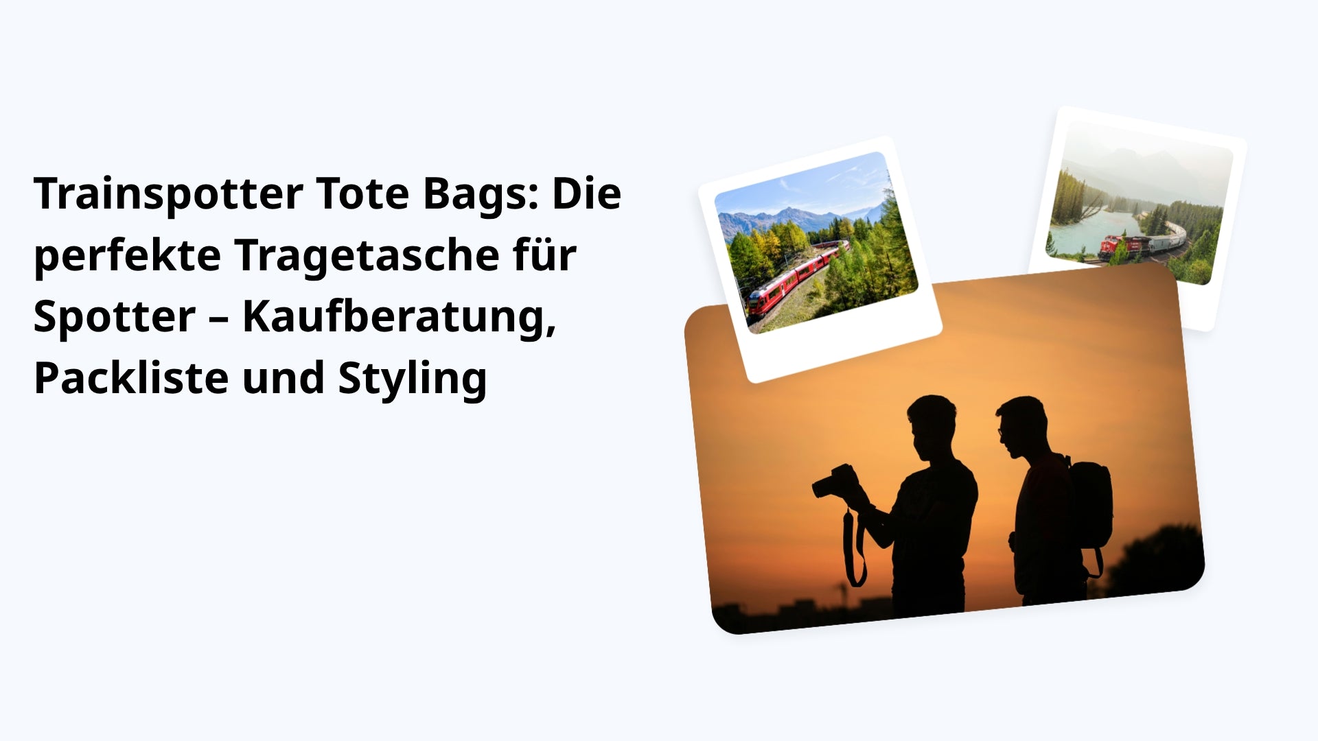 Trainspotter Tote Bags: Die perfekte Tragetasche für Spotter – Kaufberatung, Packliste und Styling