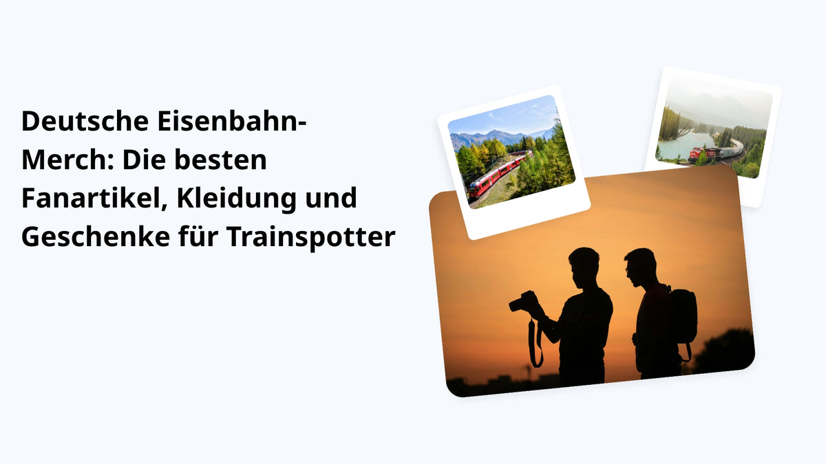 Deutsche Eisenbahn-Merch: Die besten Fanartikel, Kleidung und Geschenke für Trainspotter