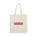 Trainspotter Badge - Natural Tote Bag