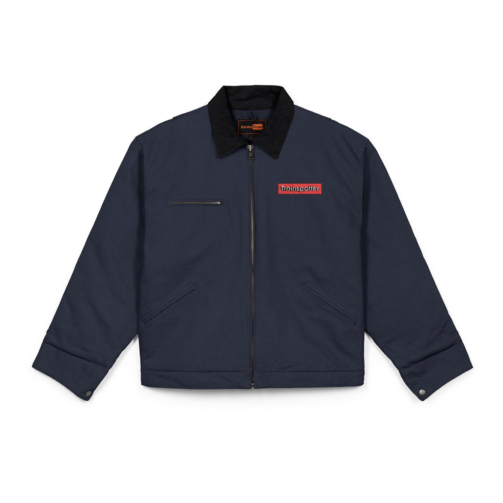 Trainspotter Badge - Unisex Arbeitsjacke (Bestickt) [Navy]