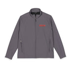 Trainspotter Badge - Soft Shell Jacke (Bestickt) [Grau]