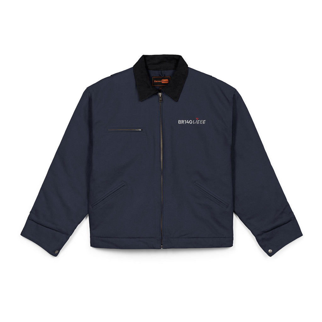 BR140Liebe - Unisex Arbeitsjacke (Bestickt) [Navy]