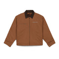 EisenbahnLiebe - Unisex Arbeitsjacke (Bestickt) [Braun]
