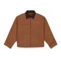 Trainspotter Badge - Unisex Arbeitsjacke (Bestickt) [Braun]