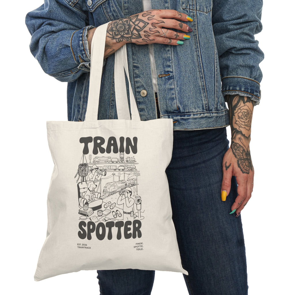Trainspotter Streetwear - Natural Tote Bag [Grau]