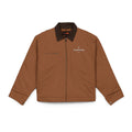 Traintrack Merch - Unisex Arbeitsjacke (Bestickt) [Braun]