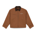 Traintrack Merch - Unisex Arbeitsjacke (Bestickt) [Braun]