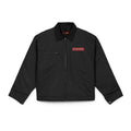 Trainspotter Badge - Unisex Arbeitsjacke (Bestickt) [Schwarz]