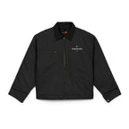 Traintrack Merch - Unisex Arbeitsjacke (Bestickt) [Schwarz]