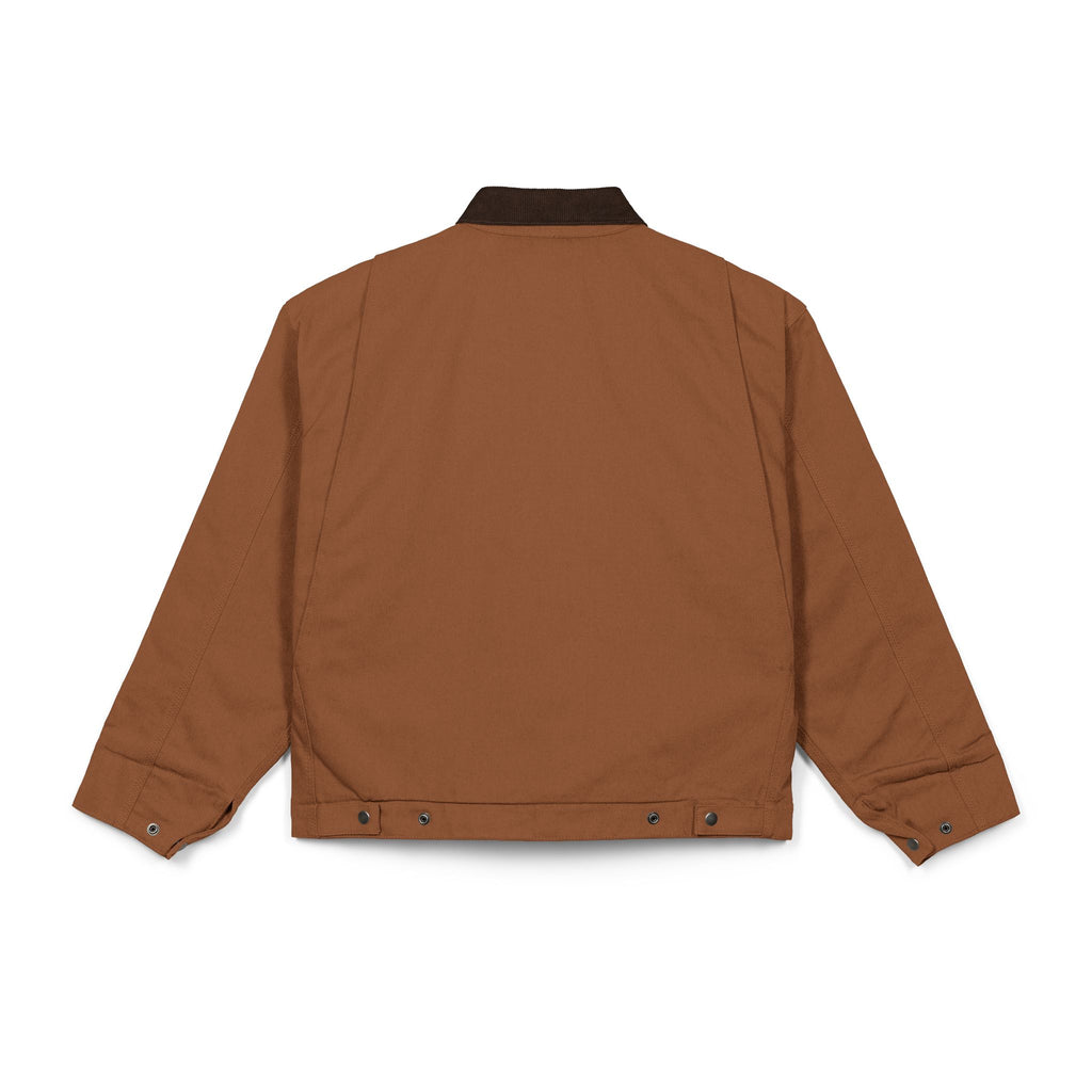 Traintrack Merch - Unisex Arbeitsjacke (Bestickt) [Braun]