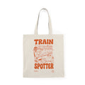 Trainspotter Streetwear - Natural Tote Bag [Orange]