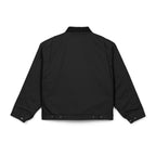 Trainspotter Badge - Unisex Arbeitsjacke (Bestickt) [Schwarz]