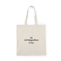 "Ja, ich fotografiere Züge." - Natural Tote Bag