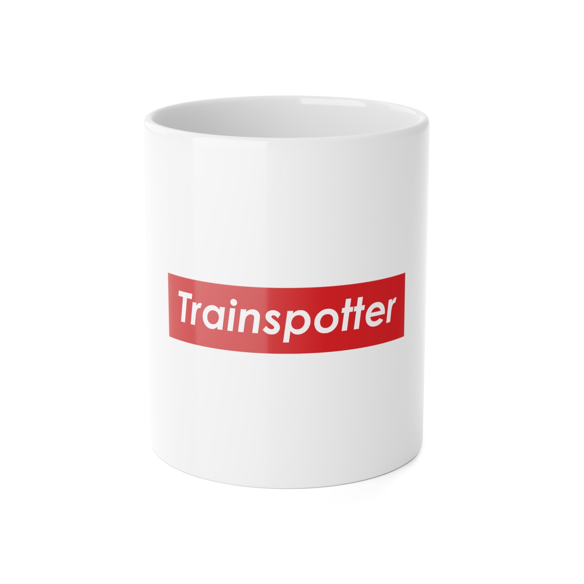 Trainspotter Badge - Tasse [Weiß]