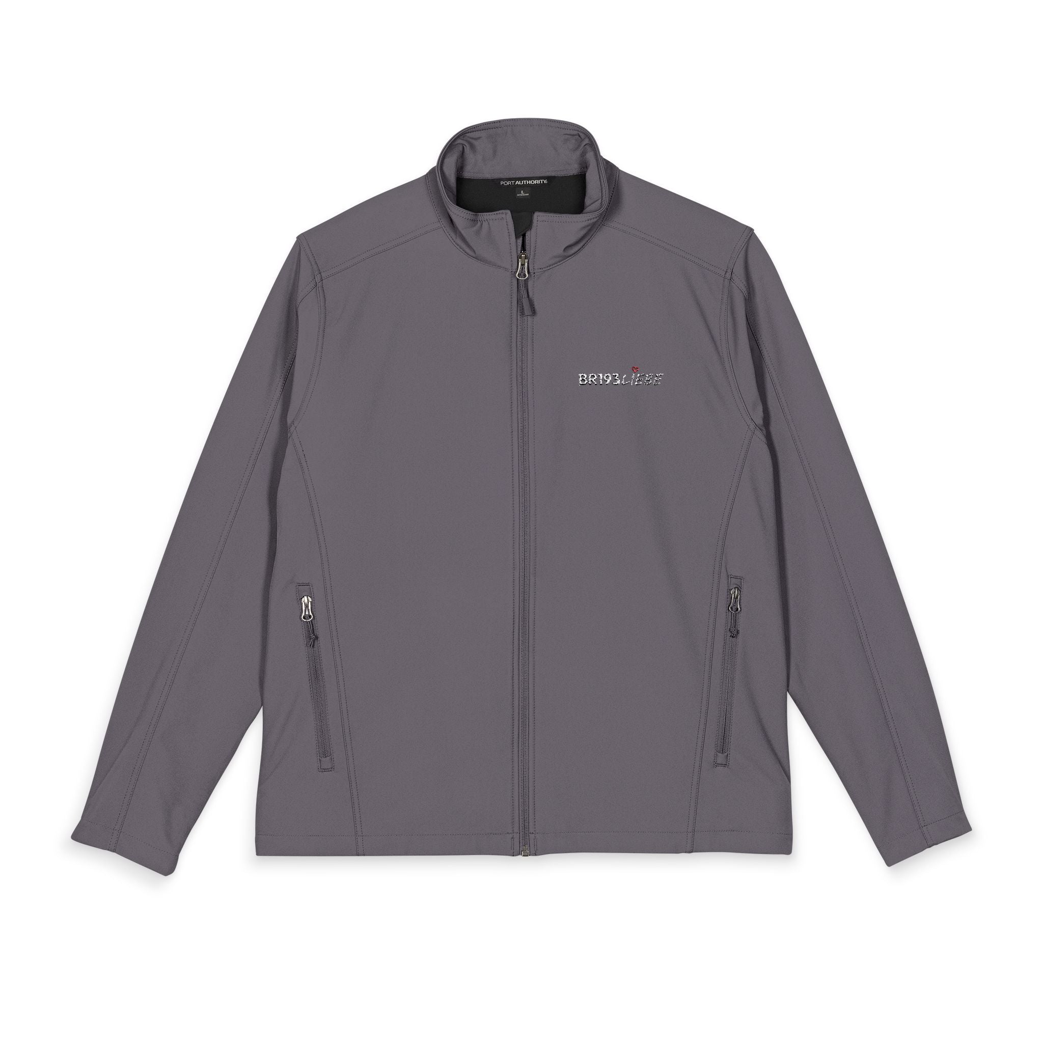 BR193Liebe - Soft Shell Jacke (Bestickt) [Grau]