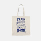 Trainspotter Streetwear - Natural Tote Bag [Blau]