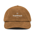 Traintrack Merch - Premium Cord Kappe (Bestickt) [Braun]