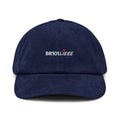 BR101Liebe - Premium Cord Kappe (Bestickt) [Navy]