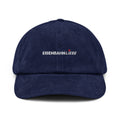 EisenbahnLiebe - Premium Cord Kappe (Bestickt) [Navy]