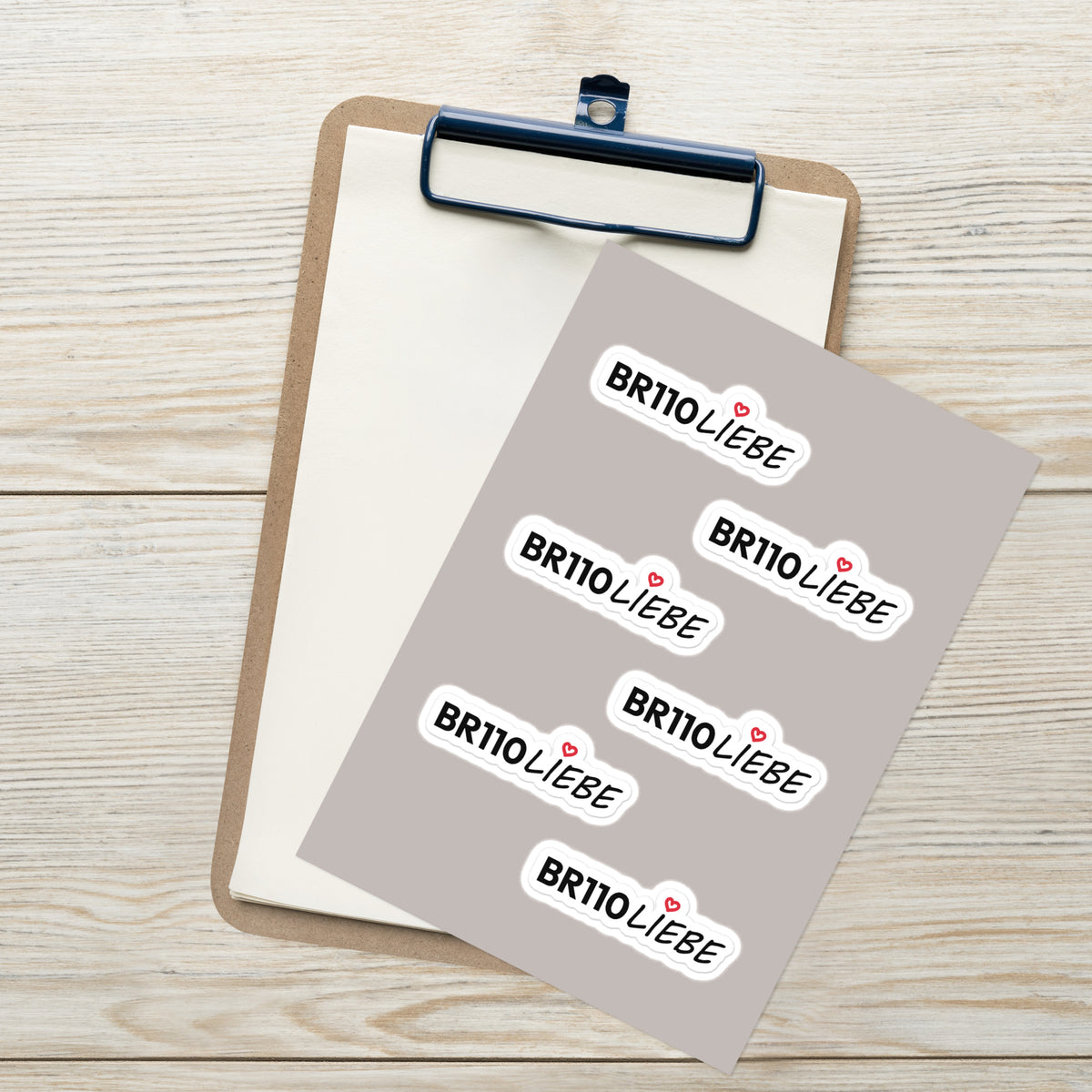BR110Liebe - 6x Sticker zum Aufkleben