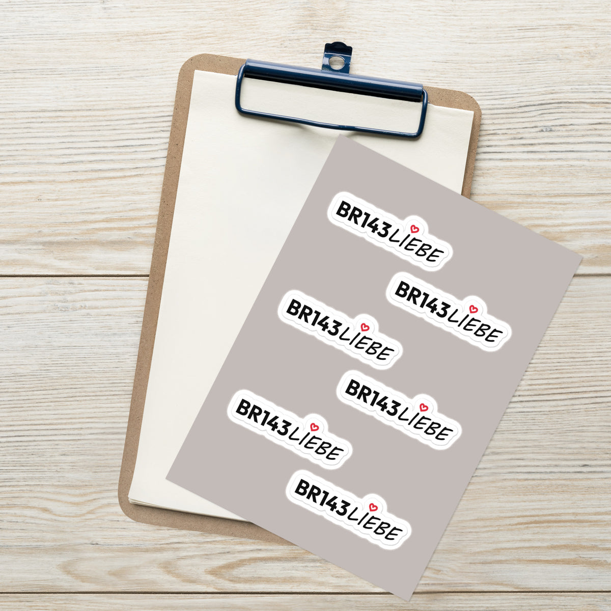 BR143Liebe - 6x Sticker zum Aufkleben