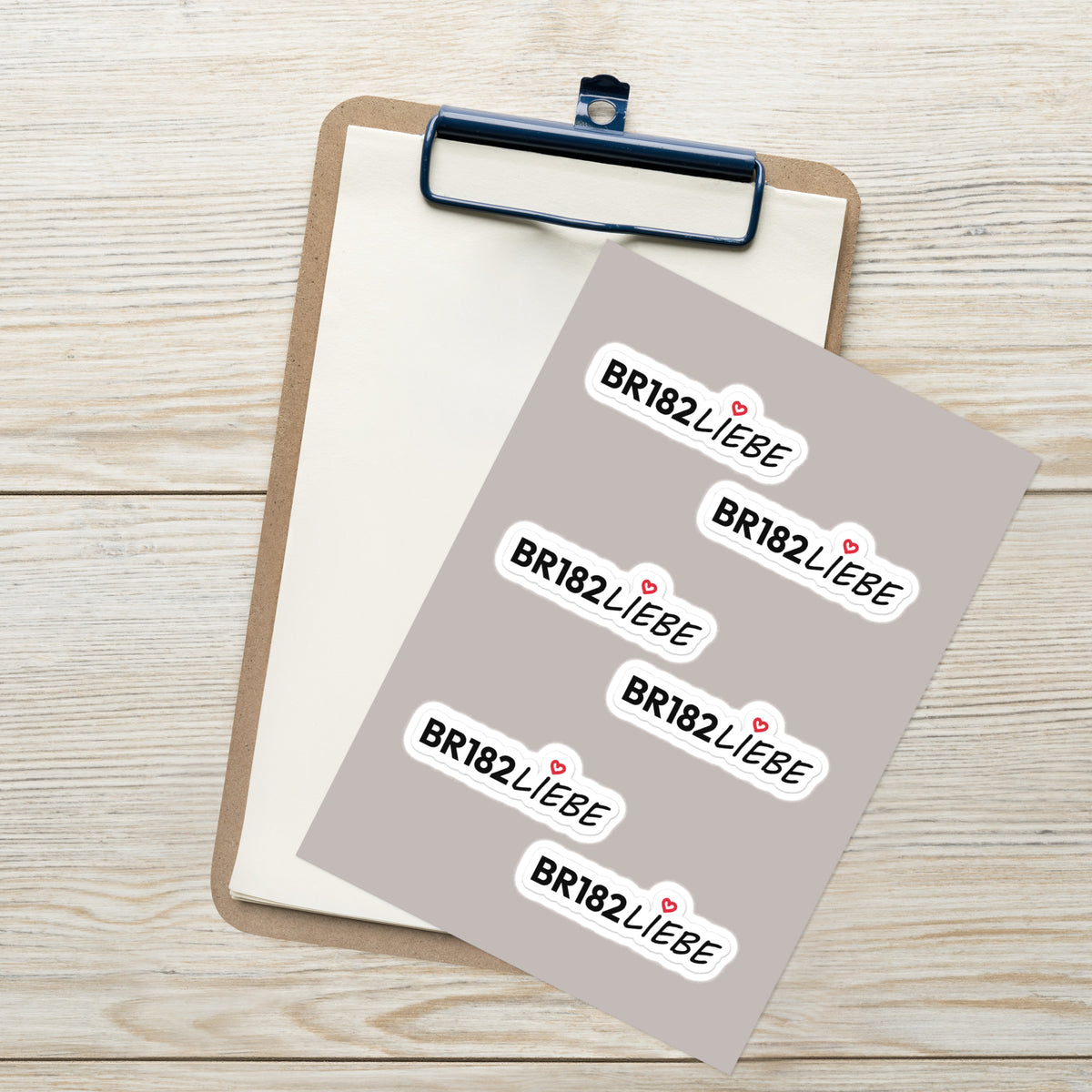 BR182Liebe - 6x Sticker zum Aufkleben