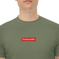 Trainspotter Badge - Unisex T-Shirt (Bestickt) [Olive]