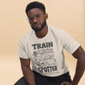 Trainspotter Streetwear - Unisex T-Shirt (Bedruckt) [Beige/Grau]