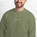 EisenbahnLiebe - Unisex Pullover (Bestickt) [Olive]