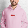 Trainspotter Badge - Unisex Hoodie (Bestickt) [Rosa]