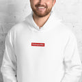 Trainspotter Badge - Unisex Hoodie (Bestickt) [Weiß]